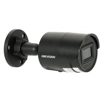 Kamera IP tubowa Hikvision DS-2CD2046G2-IU(C) (4 MPix, 2,8 mm, 0,003 lx, IR do 40 m, Audio, AcuSense, Czarna)