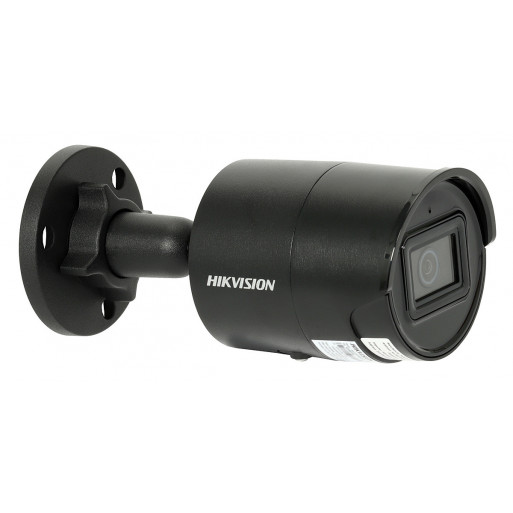 Kamera IP tubowa Hikvision DS-2CD2046G2-IU(C) (4 MPix, 2,8 mm, 0,003 lx, IR do 40 m, Audio, AcuSense, Czarna)