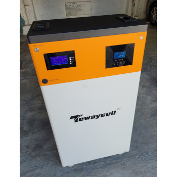 Magazyn z falownikiem Tewaycell LiFePo4 48V 15kWh +  falownik OFFGRID 5500W