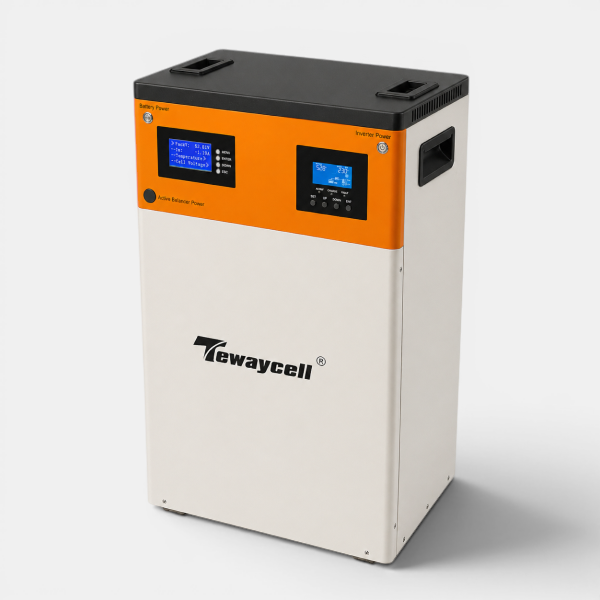 Magazyn z falownikiem Tewaycell LiFePo4 48V 15kWh +  falownik OFFGRID 5500W