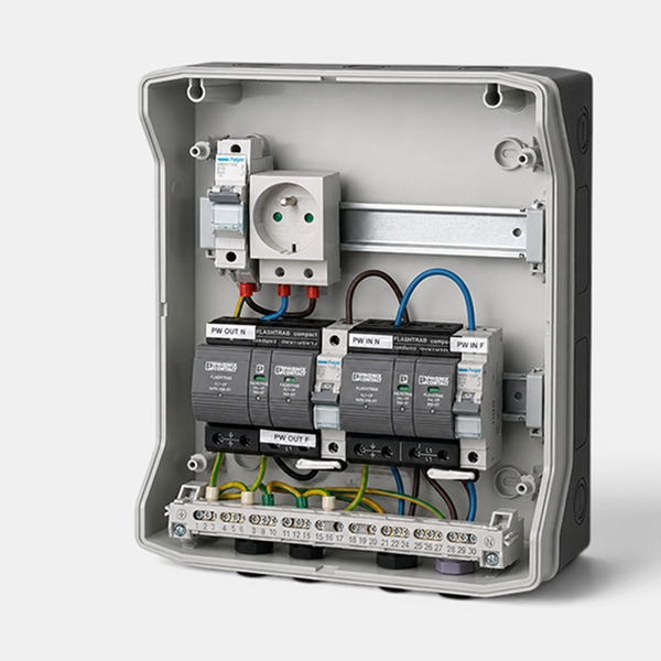 Rozdzielnica AC do instalacji OFFGRID - 1 faza 6200W